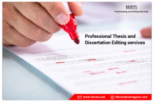 Professional Thesis and Dissertation Editing services