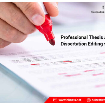 Professional Thesis and Dissertation Editing services